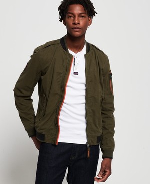 Superdry Rookie Duty Bomber Férfi Kabát Khaki | NPAEV2479